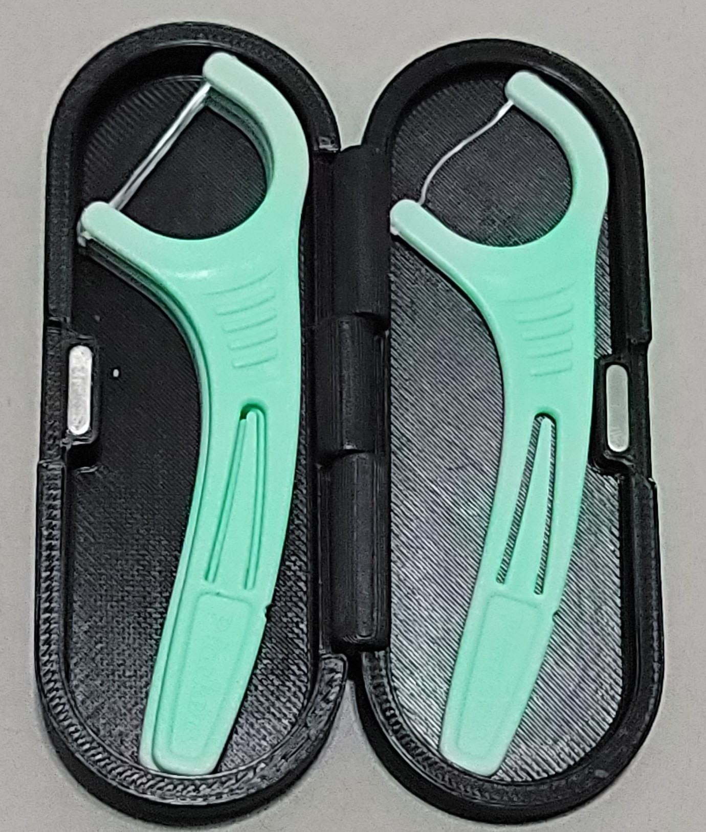 Удобная дорожная упаковка для зубочисток Floss Pick Travel Case V2 для 3D принтера