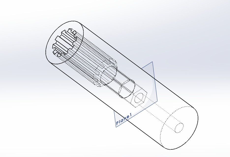 Ax15 input shaft drill adapter для 3D принтера