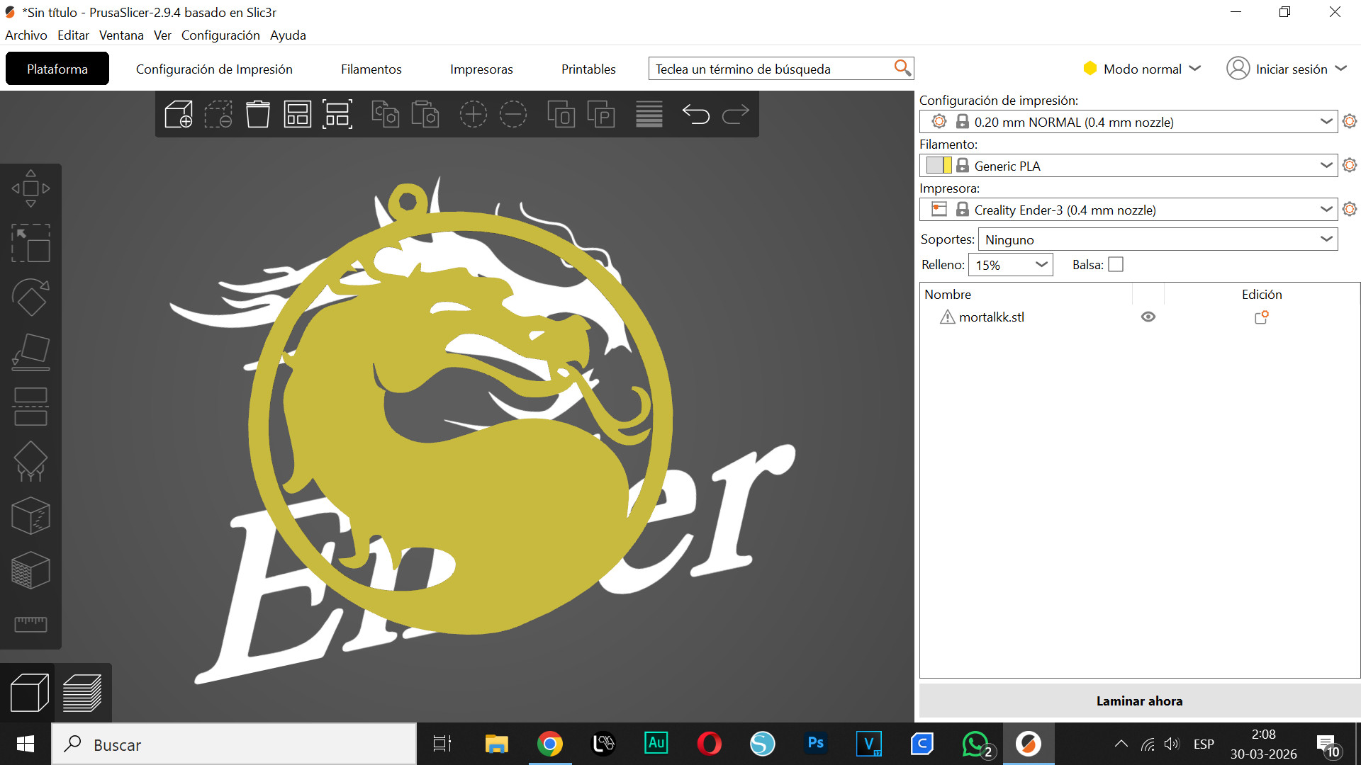 Keychain Mortal Kombat — уникальный аксессуар фанатам игры для 3D принтера