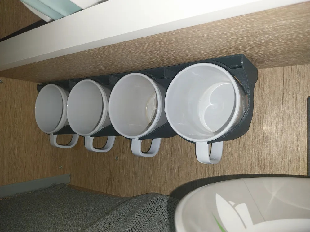 Элегантный держатель для чашек — идеальный аксессуар интерьера для 3D принтера