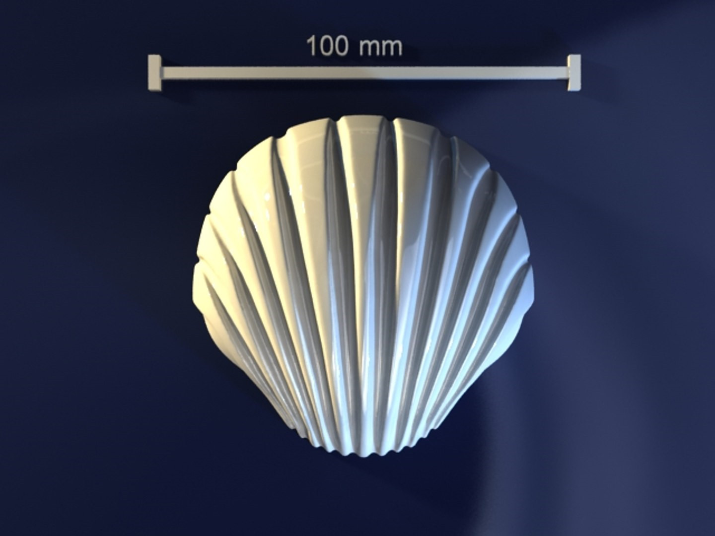 Красивая 3D-модель морской раковины Sea shell_jOvGz для 3D принтера