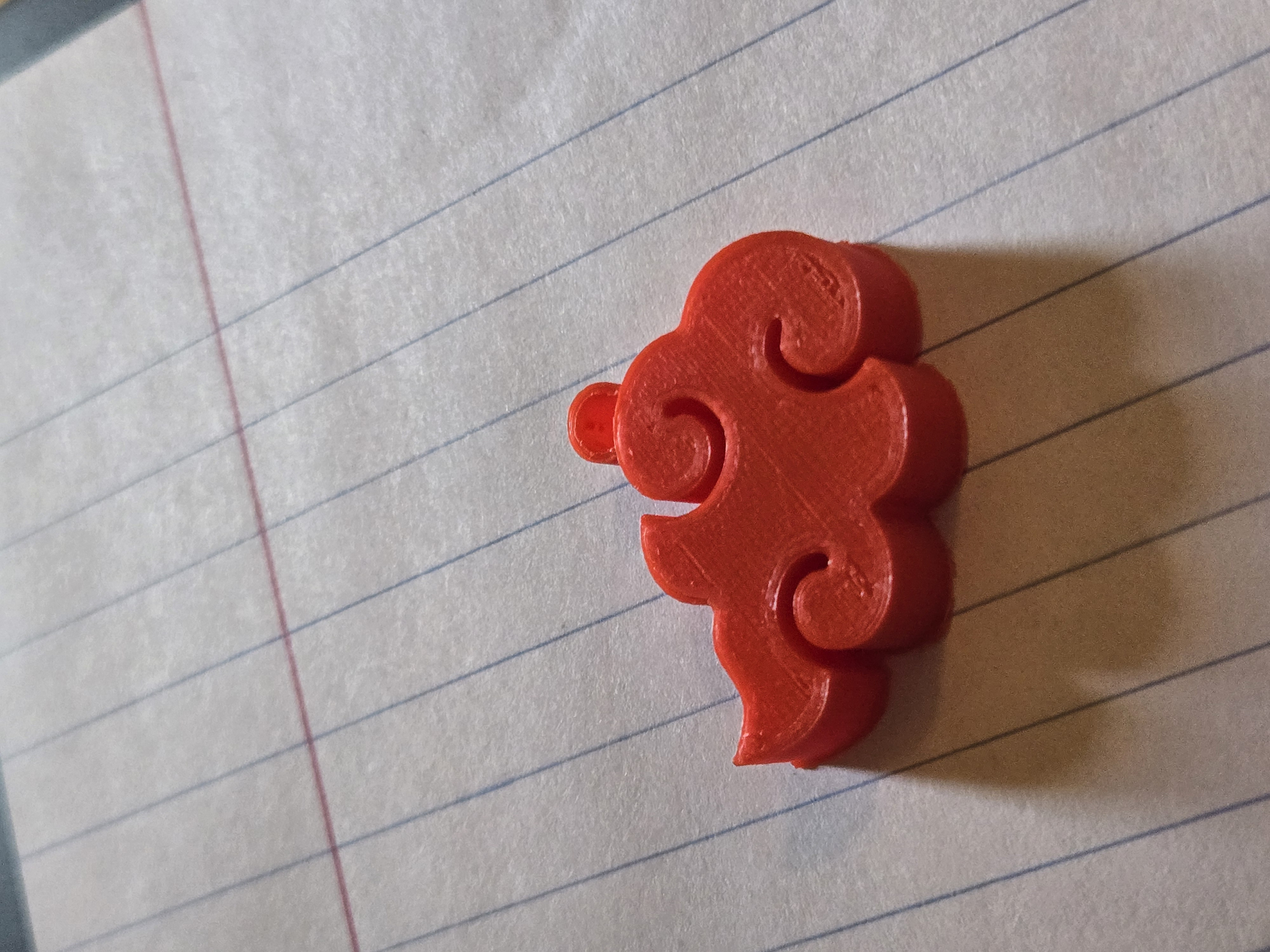 Красивая 3D-модель Akatsuki Cloud Charm для 3D принтера