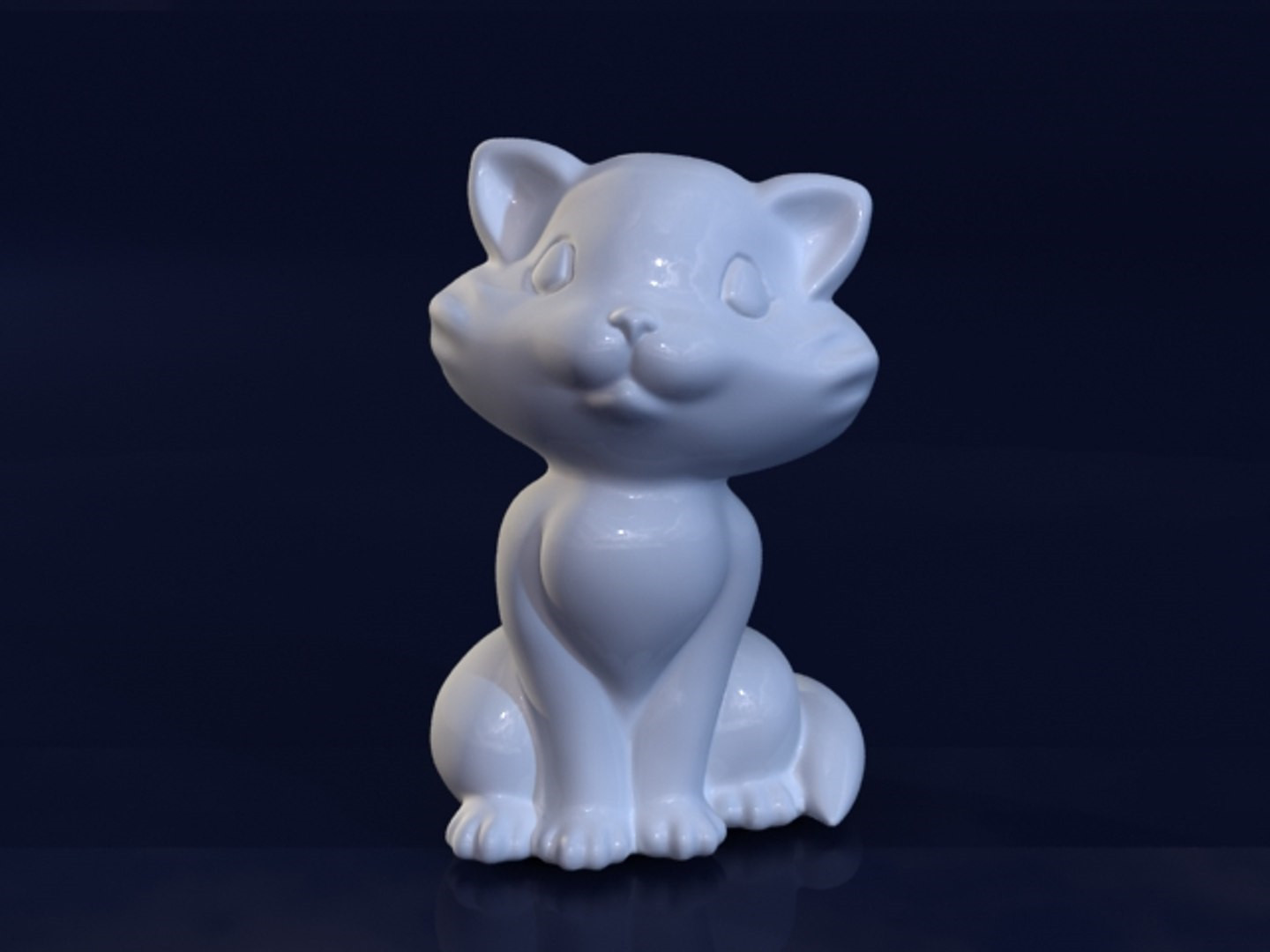 Реалистичная 3D-модель кошки Cat_wUSLswUS для 3D принтера
