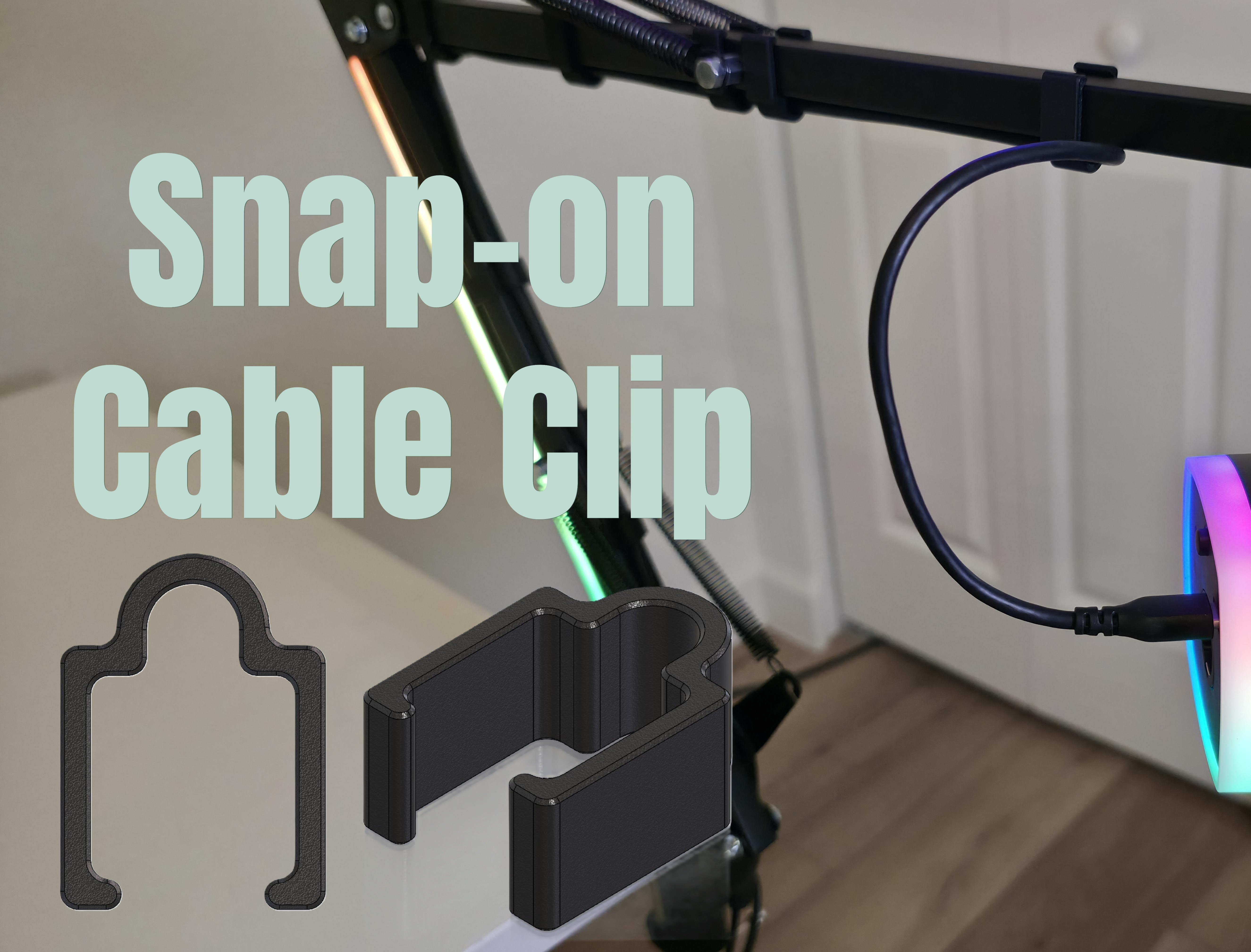 Удобный клипса-кабельорганизатор Fifine Boom Arm Cable Clip для 3D принтера