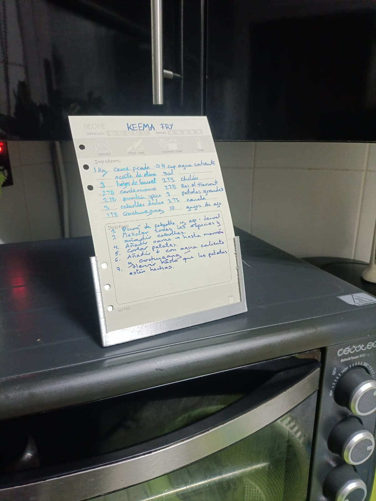 Уникальная 3D-модель 'Recipe Support' для вдохновения поваров для 3D принтера