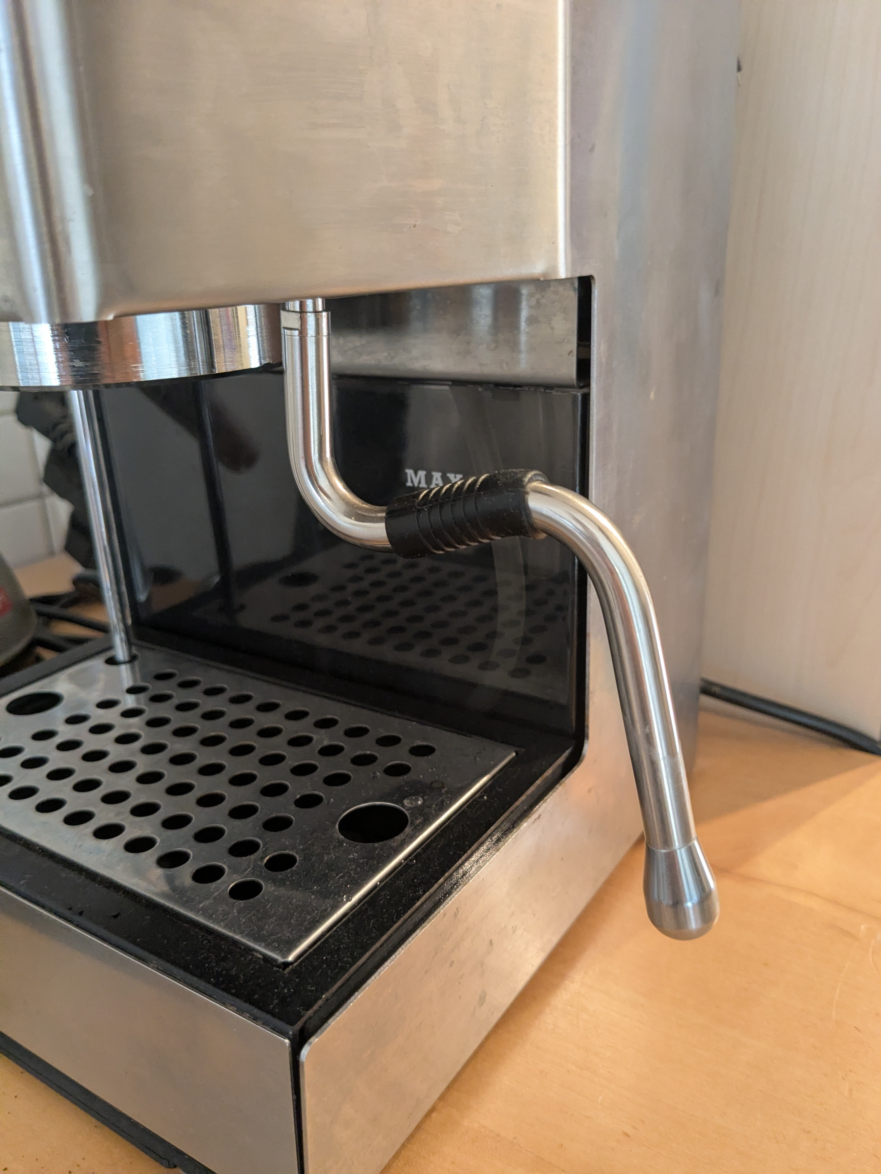 Уникальная 3D-модель адаптера паровой трубки Gaggia Classic Cool Touch для 3D принтера