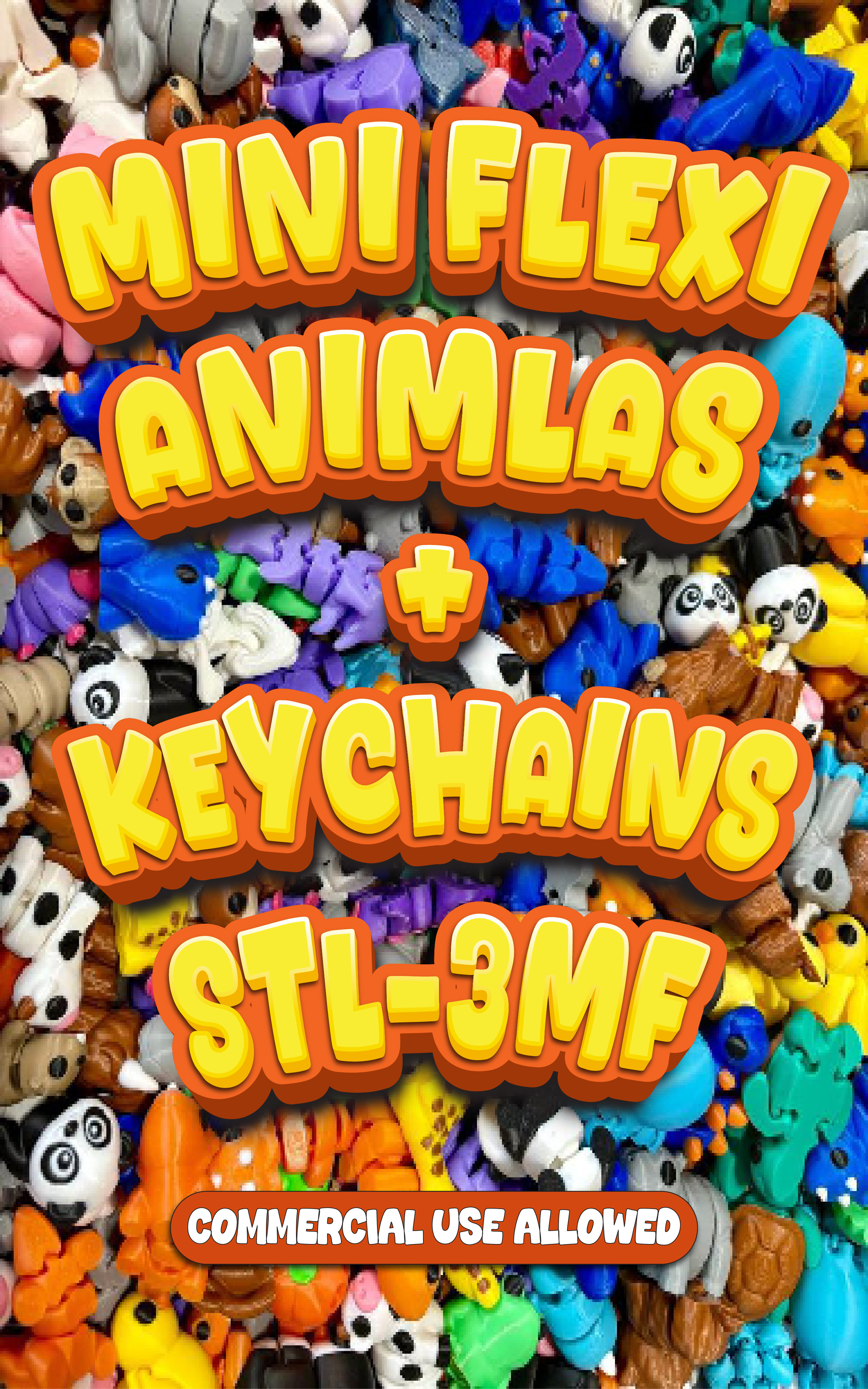 Забавные гибкие зверьки Mini Flexi Animal для 3D-печати для 3D принтера