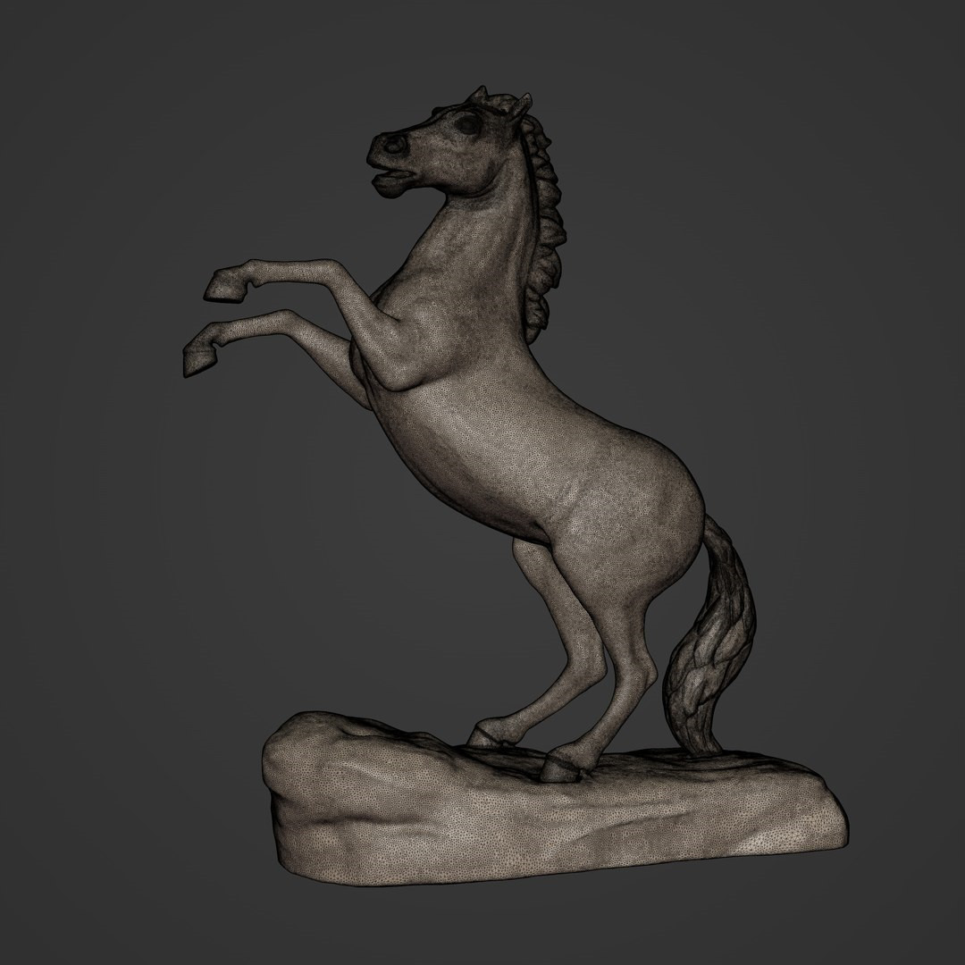 Грандиозная лошадь-статуя готова к 3D-печати 🐎 для 3D принтера