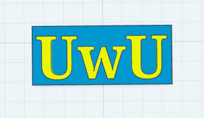 🎯 Скачай бесплатную 3D-модель UwU! для 3D принтера