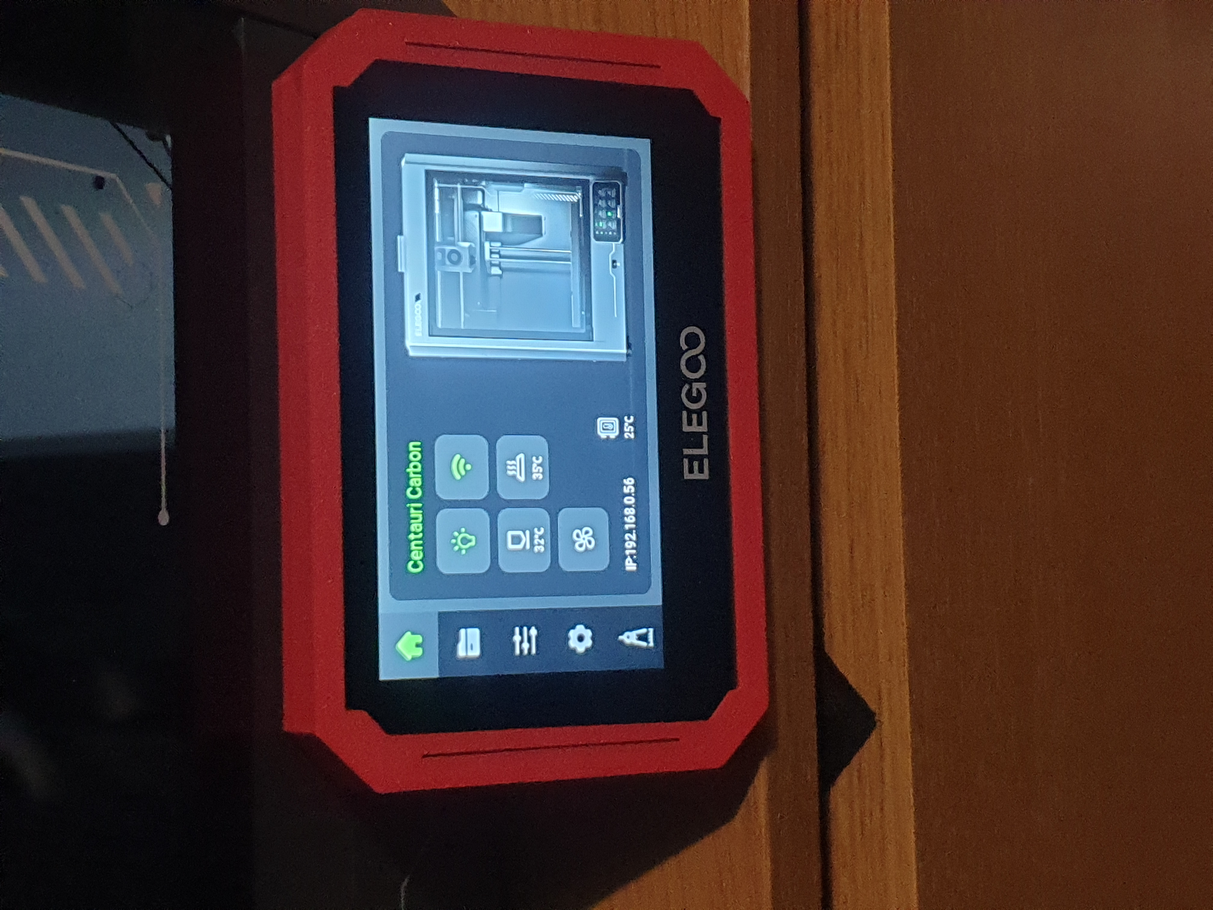 Screen trim for Elegoo Centauri Carbon для 3D принтера