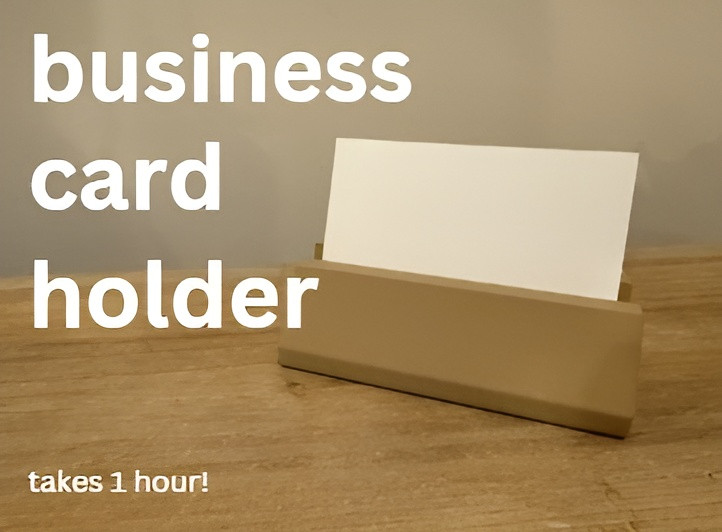 Стильный держатель визиток Modern Business Card Holder 🎨📌 для 3D принтера
