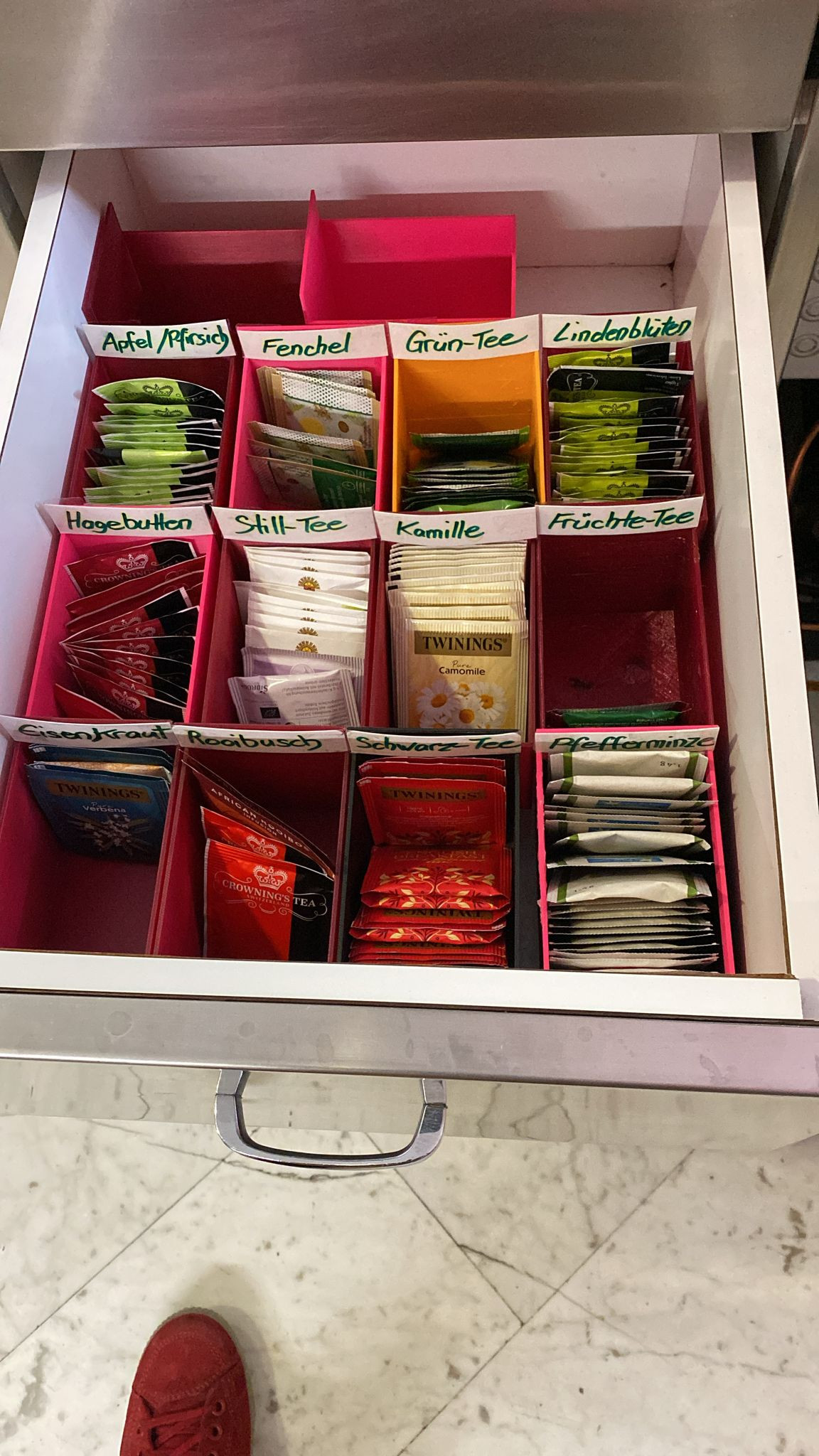 Организатор чайных пакетиков Teabag Organizer — стильное хранение чая для 3D принтера