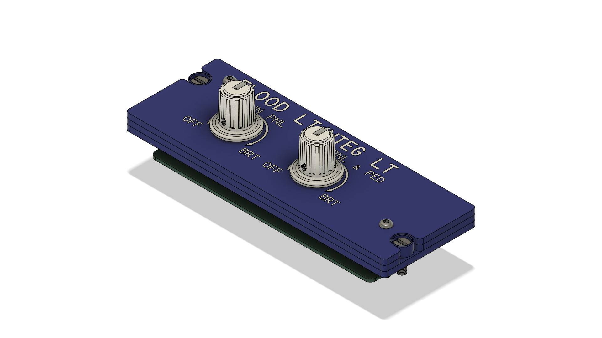 Реалистичная 3D-модель Airbus A320 Lightning Panel для 3D принтера