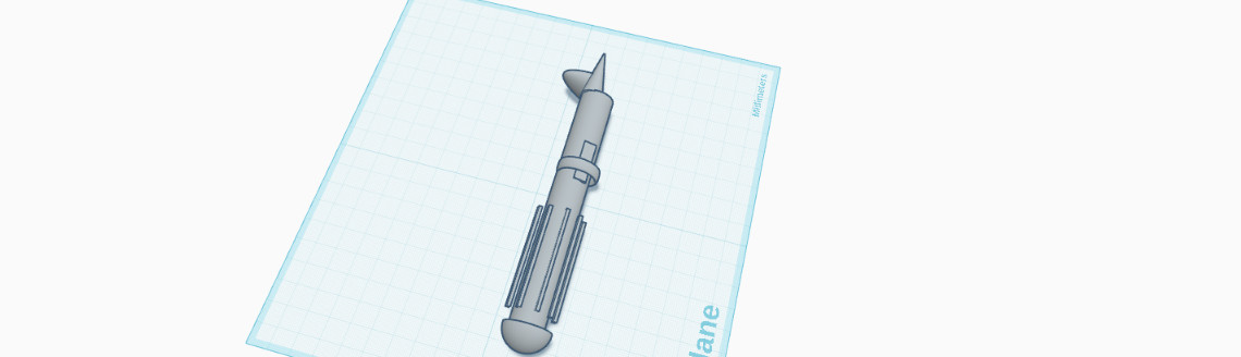 Печать меча Анакина Скайуокера одним куском для 3D принтера
