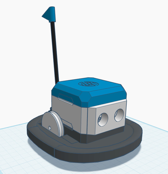 Реалистичная 3D-модель HP Otto Bumpercar Mod для 3D принтера