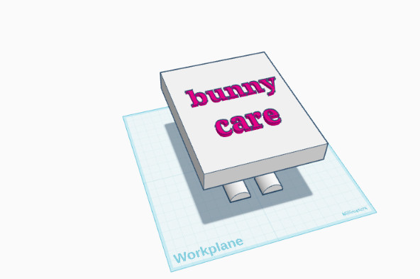 bunny holder для 3D принтера