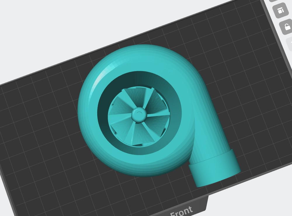 Скачай уникальную 3D-модель Turbo прямо сейчас! для 3D принтера