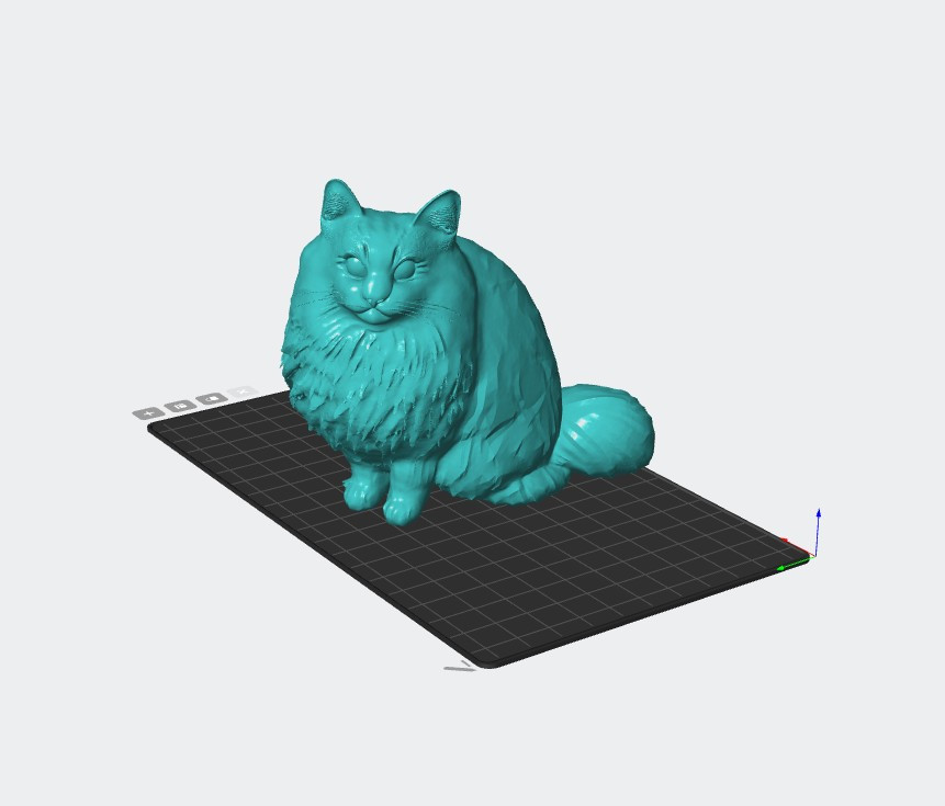 Красивая 3D-модель кота Gato Bonito для 3D принтера