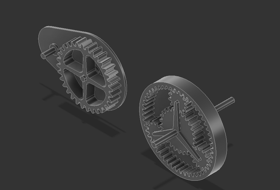 Увлекательная 3D-модель шестеренок — вдохновение для дизайнеров для 3D принтера