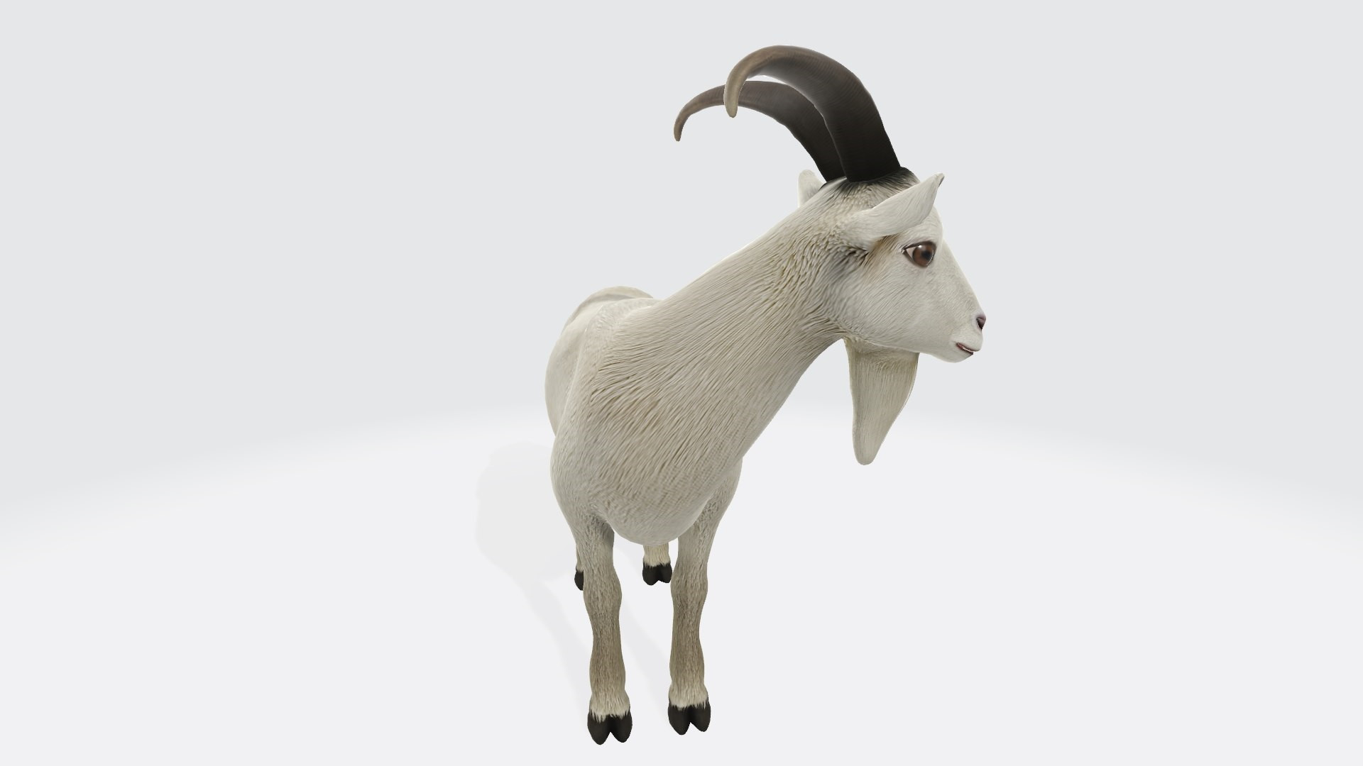 Готовая к печати 3D-модель фигуры козлёнка для 3D принтера