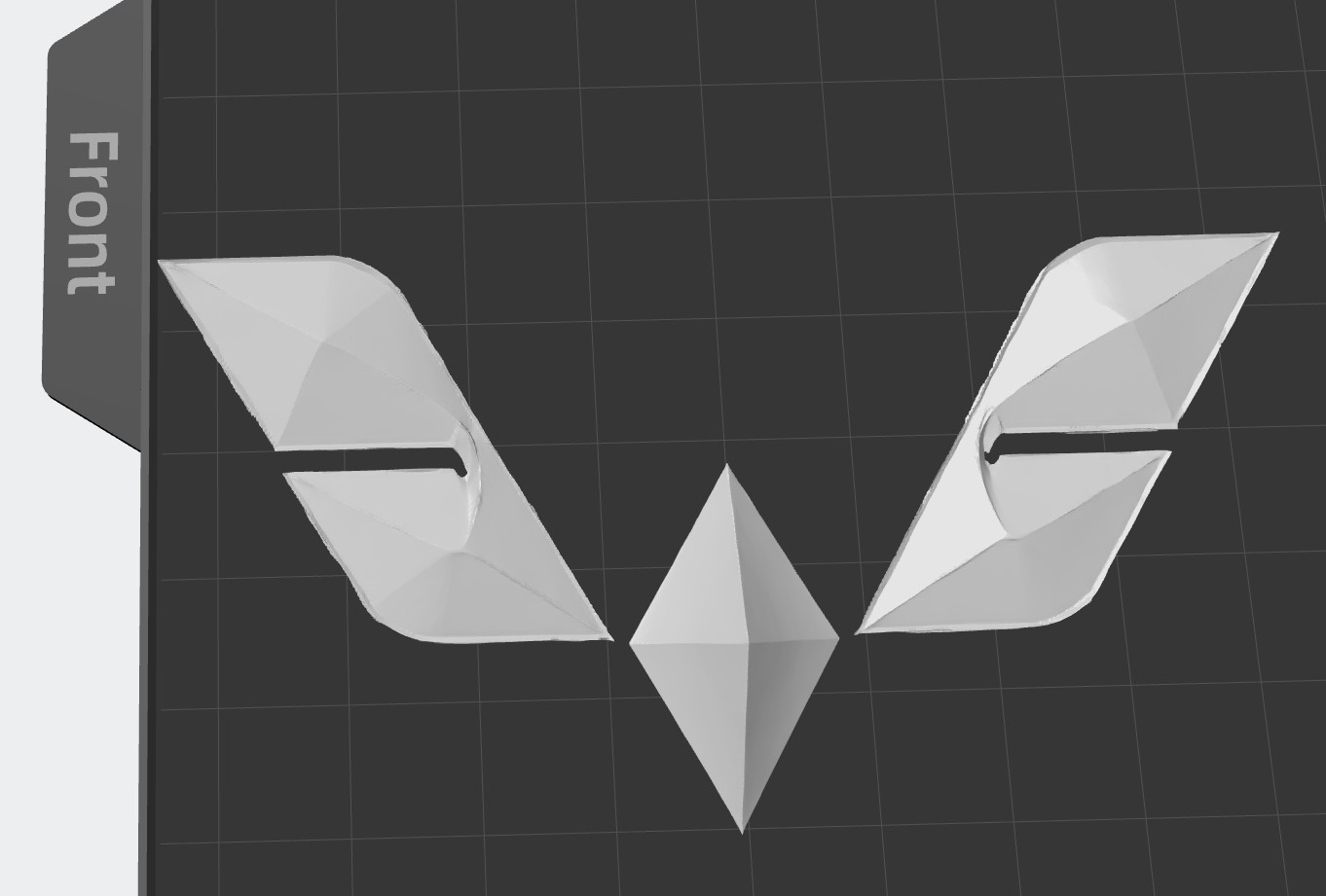 Логотип Volante Airbag WIL — эксклюзивная 3D-модель для 3D принтера