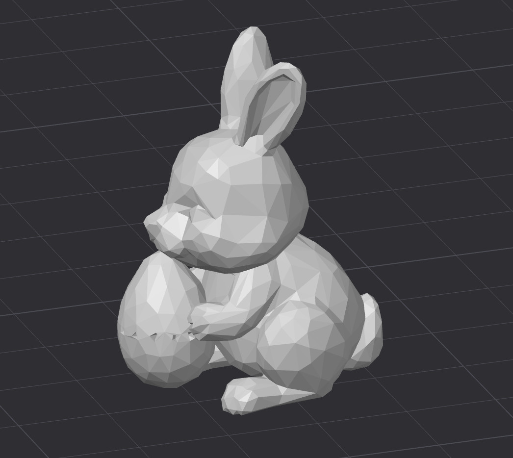 Забавная Low Poly Пасхальная Кролик Модель 🐇🎨 для 3D принтера
