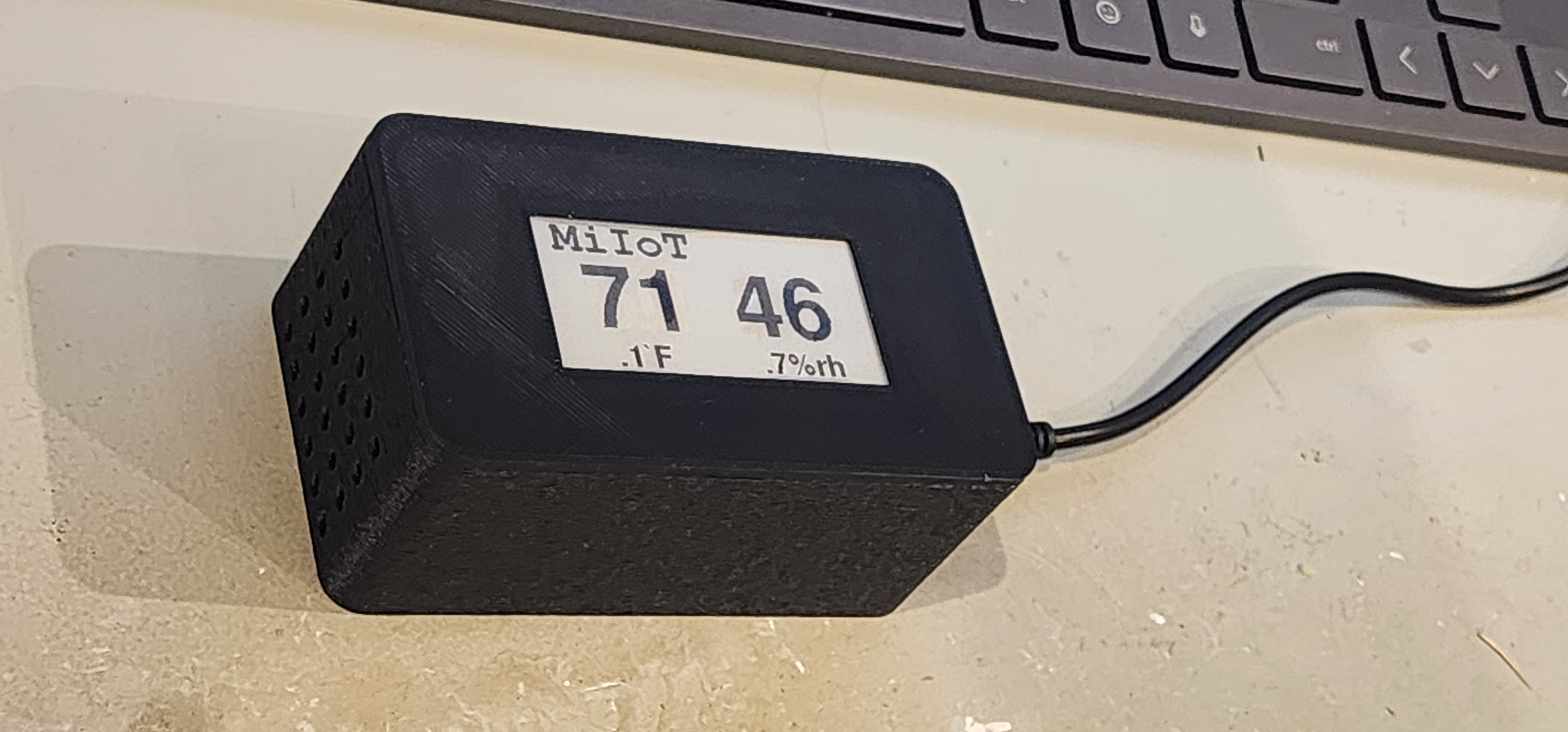 Уникальная 3D-модель корпуса Wi-Fi термометра для 3D принтера