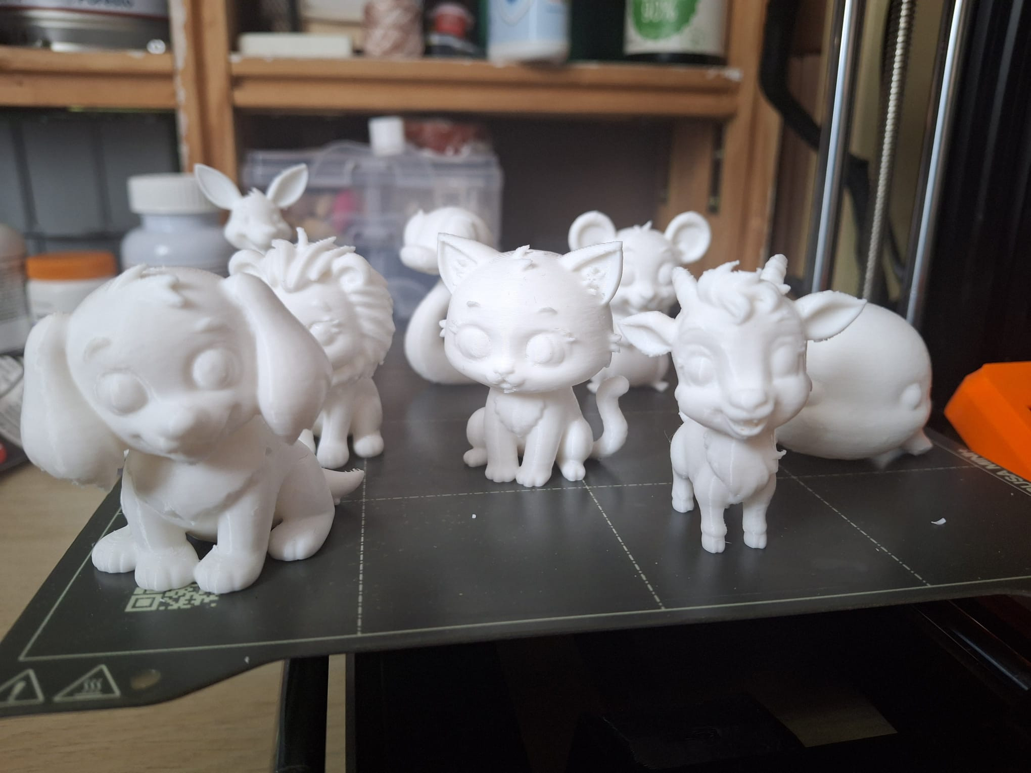 Милые маленькие зверьки в 3D-модели 🐾 для 3D принтера