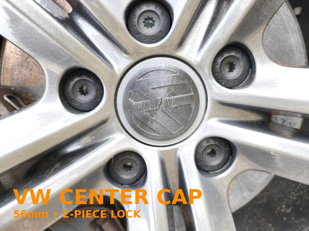 Чистота стиля VW: Центр Колеса Clean Fit, OEM Качество для 3D принтера