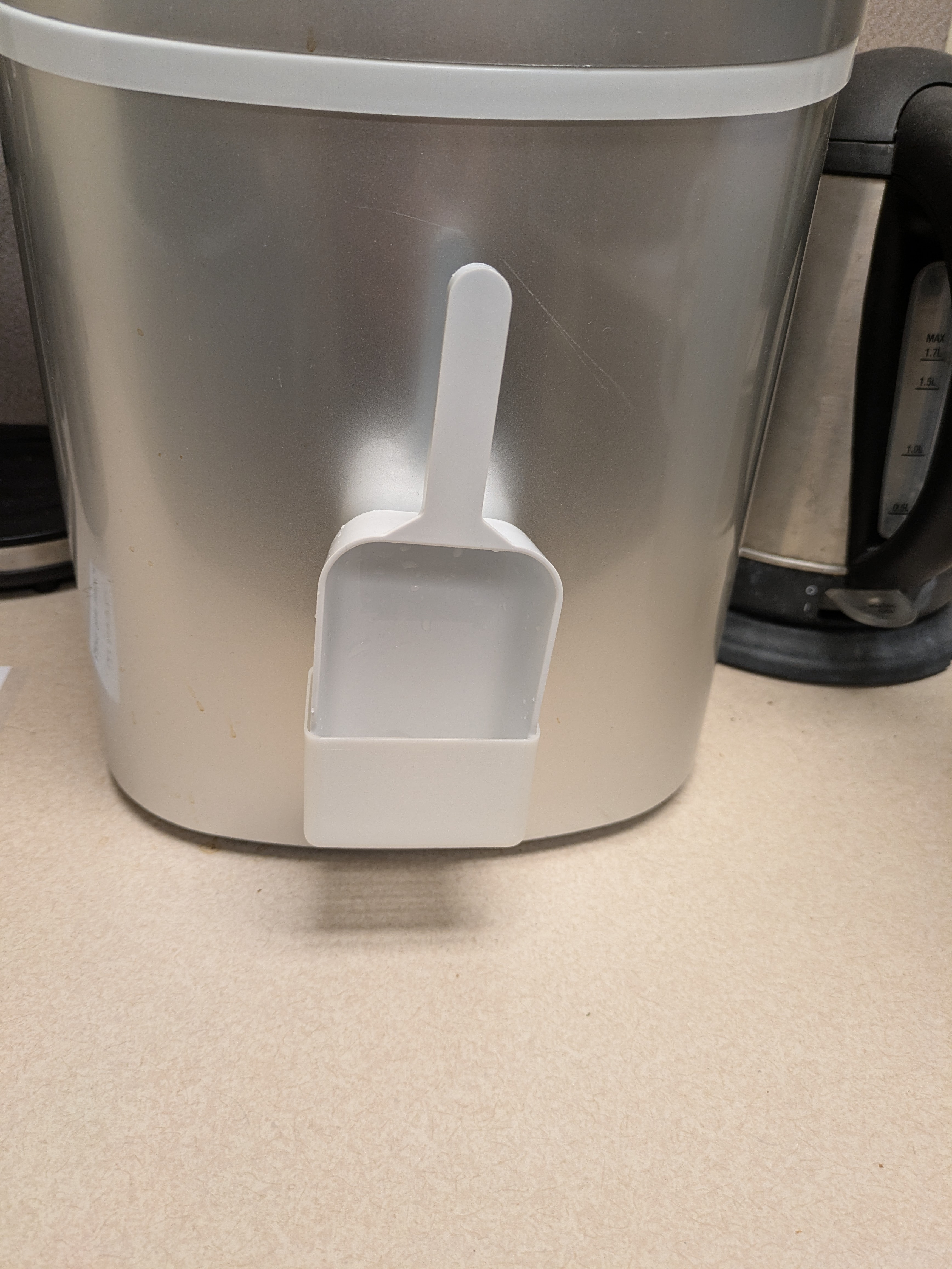 Параметрический держатель для ложки мороженого в стиле 3D-моделирования для 3D принтера