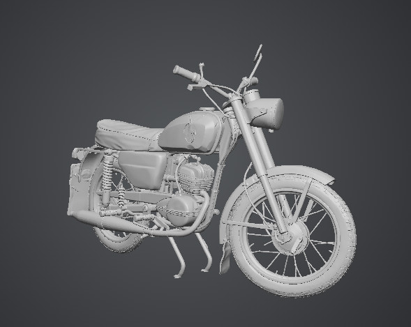Крутая 3D-модель WSK 125 ✨ Скачай бесплатно! для 3D принтера