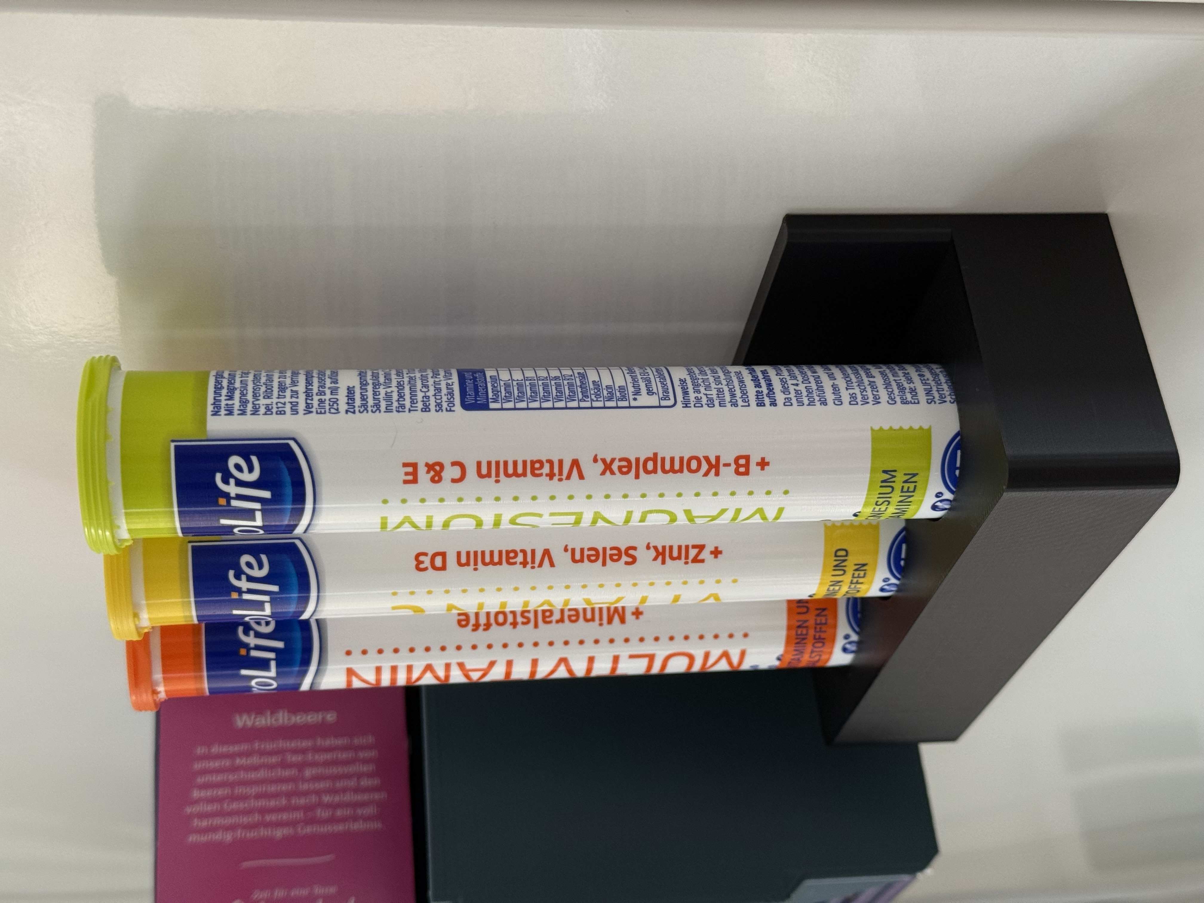 Держатель для шипучих таблеток — стильная организация пространства ванной комнаты для 3D принтера