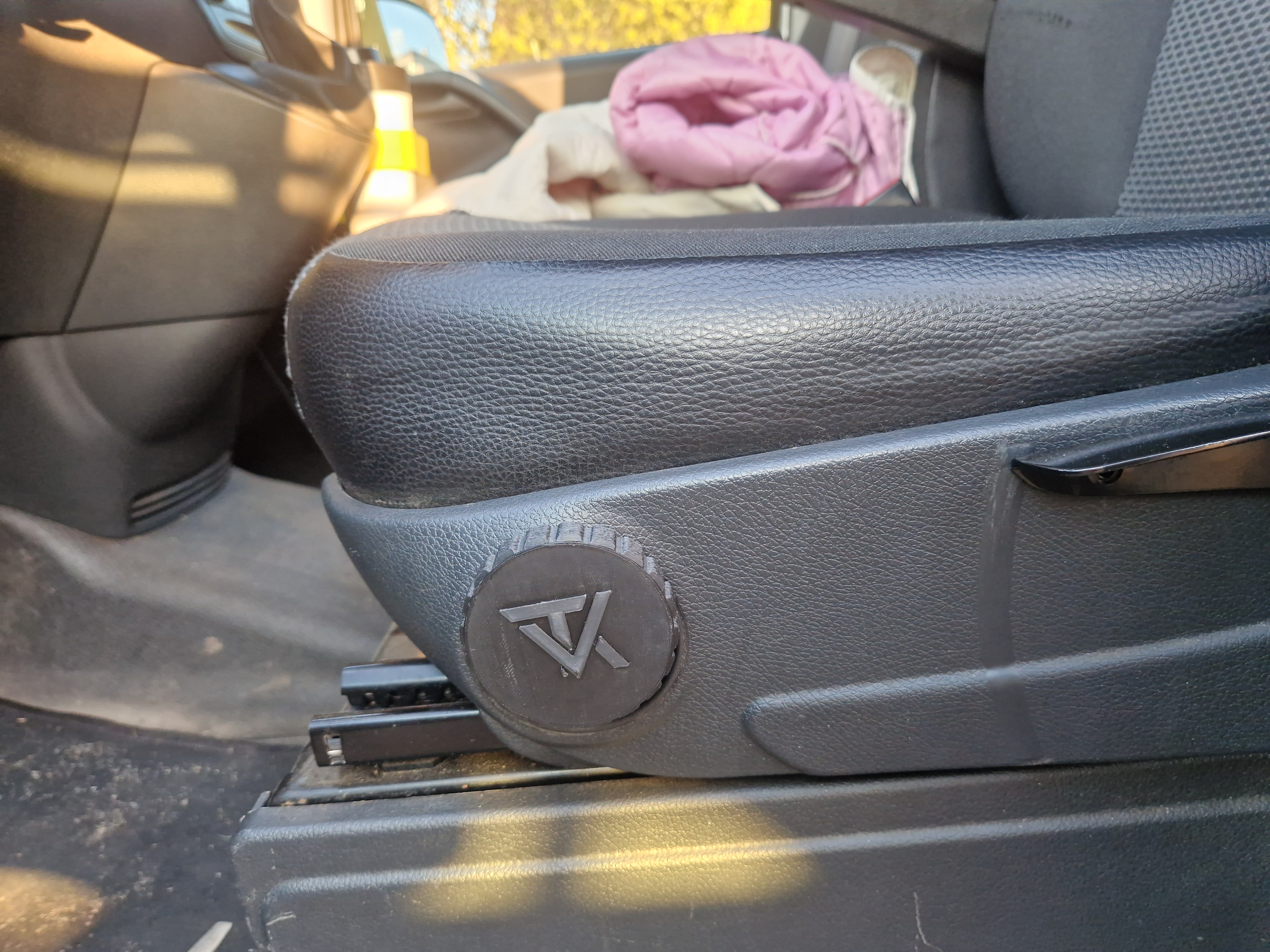 3D-модель ручки регулировки угла сиденья автомобиля для 3D принтера