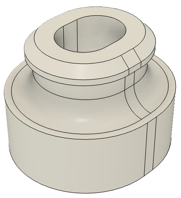Редкая деталь для вашего Мустанга! 3D-модель крепления нижнего радиатора бушинга для 3D принтера