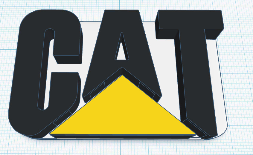 Кошачья гусеница — необычный брелок в стиле 3D для 3D принтера