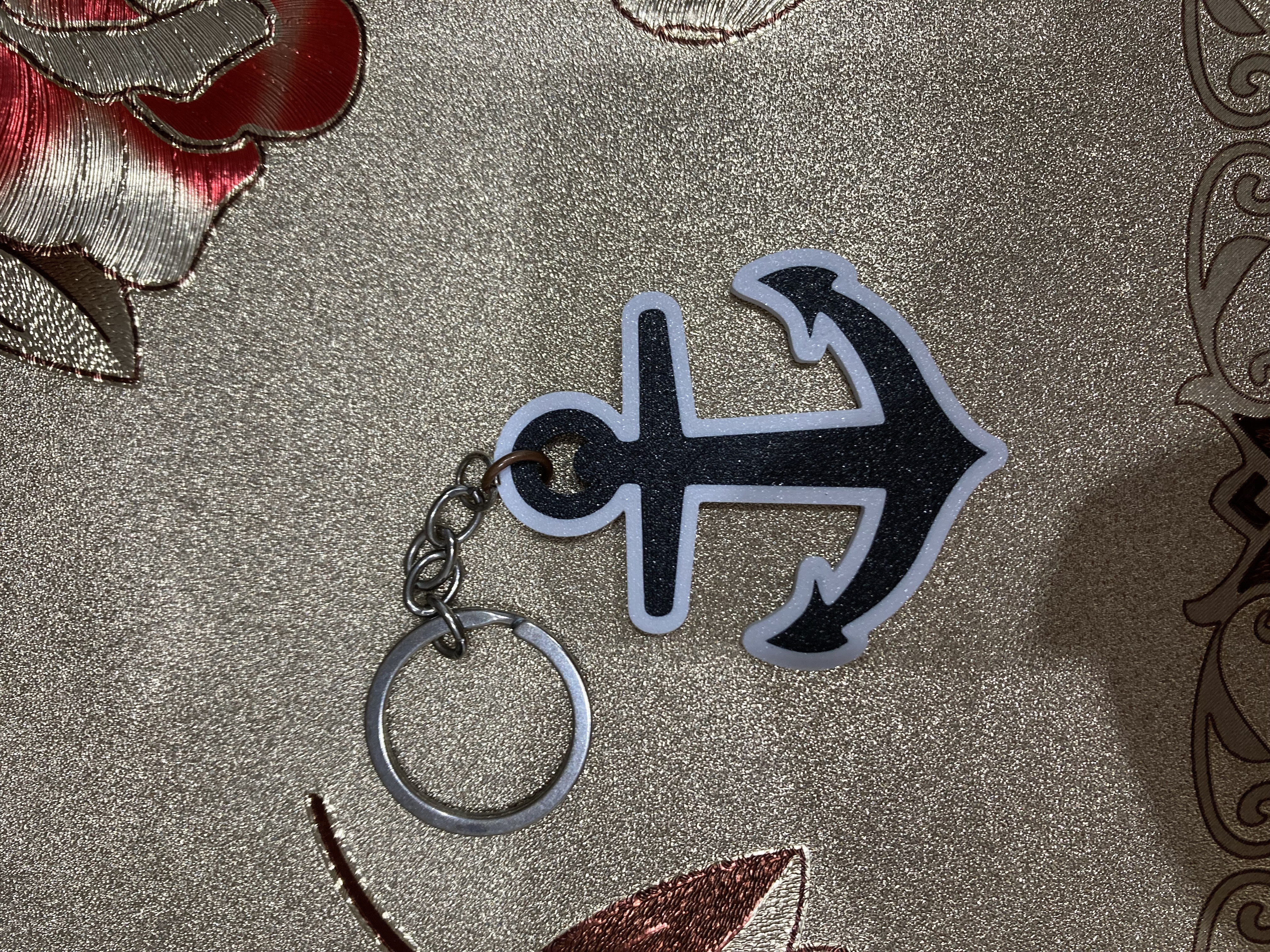 Изящная 3D-модель Portachiavi Ancora ✨ для 3D принтера