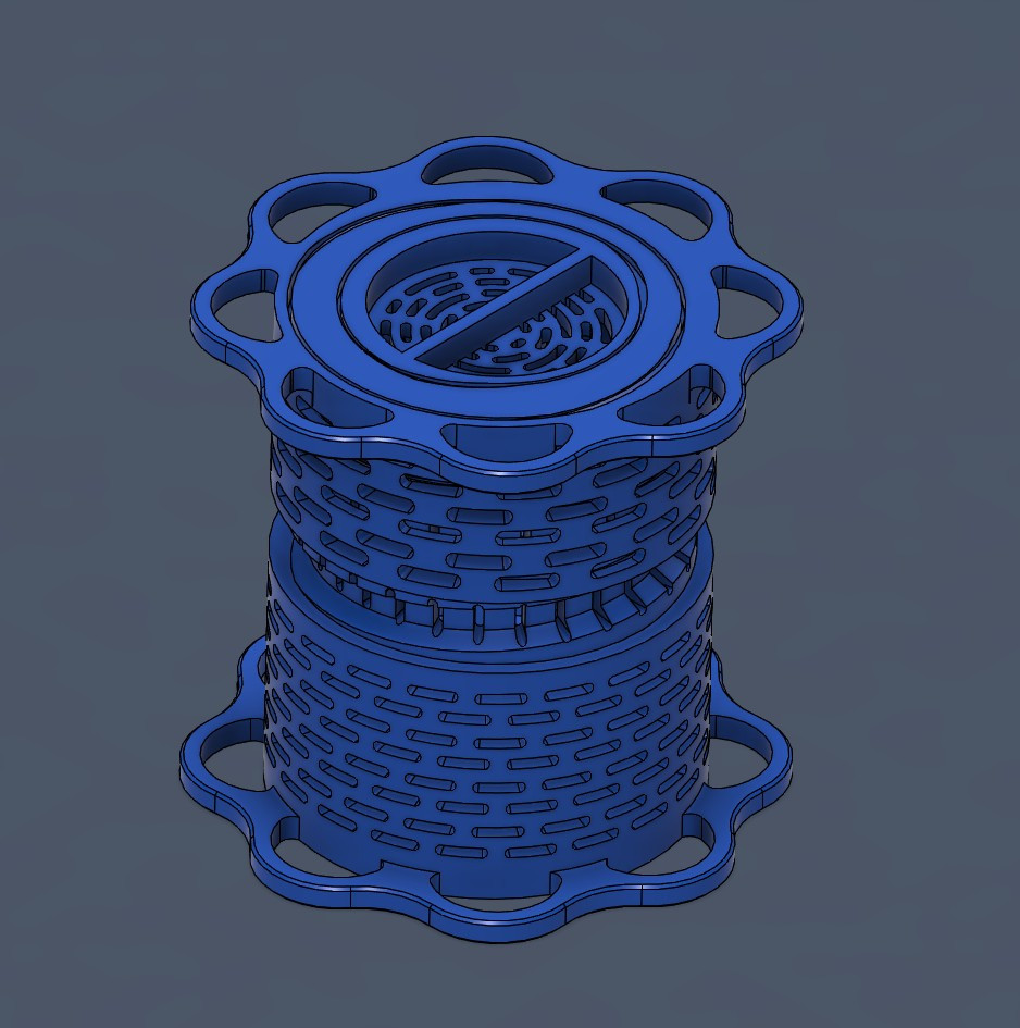 Регулируемый держатель шпульки с улучшенной вентиляцией для 3D принтера