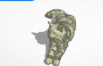 Кошка Cat Flexi — реалистичная 3D-модель животного для 3D принтера