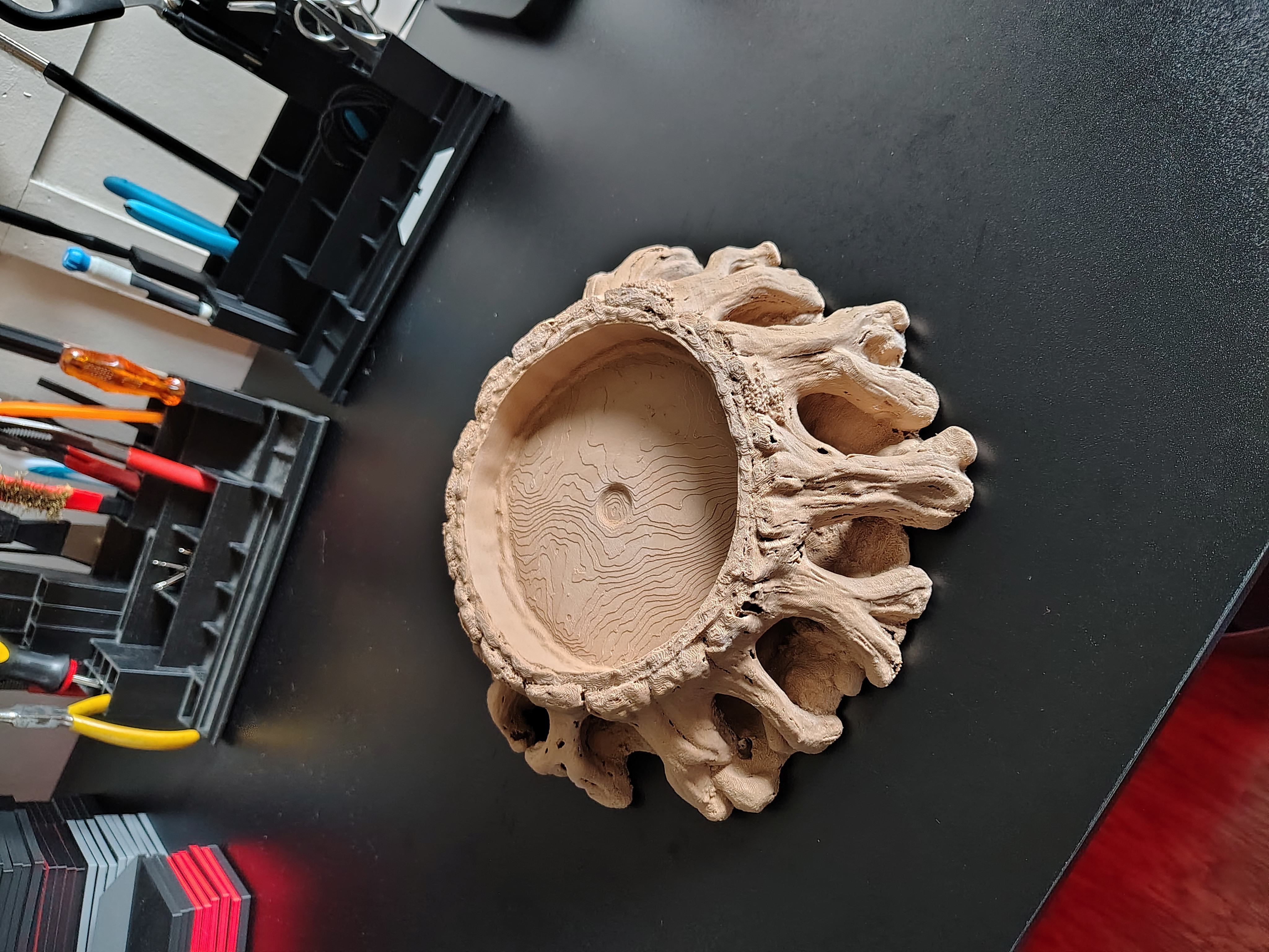 3D-модель блюда Food Dish Stump — вдохновение для дизайнеров для 3D принтера