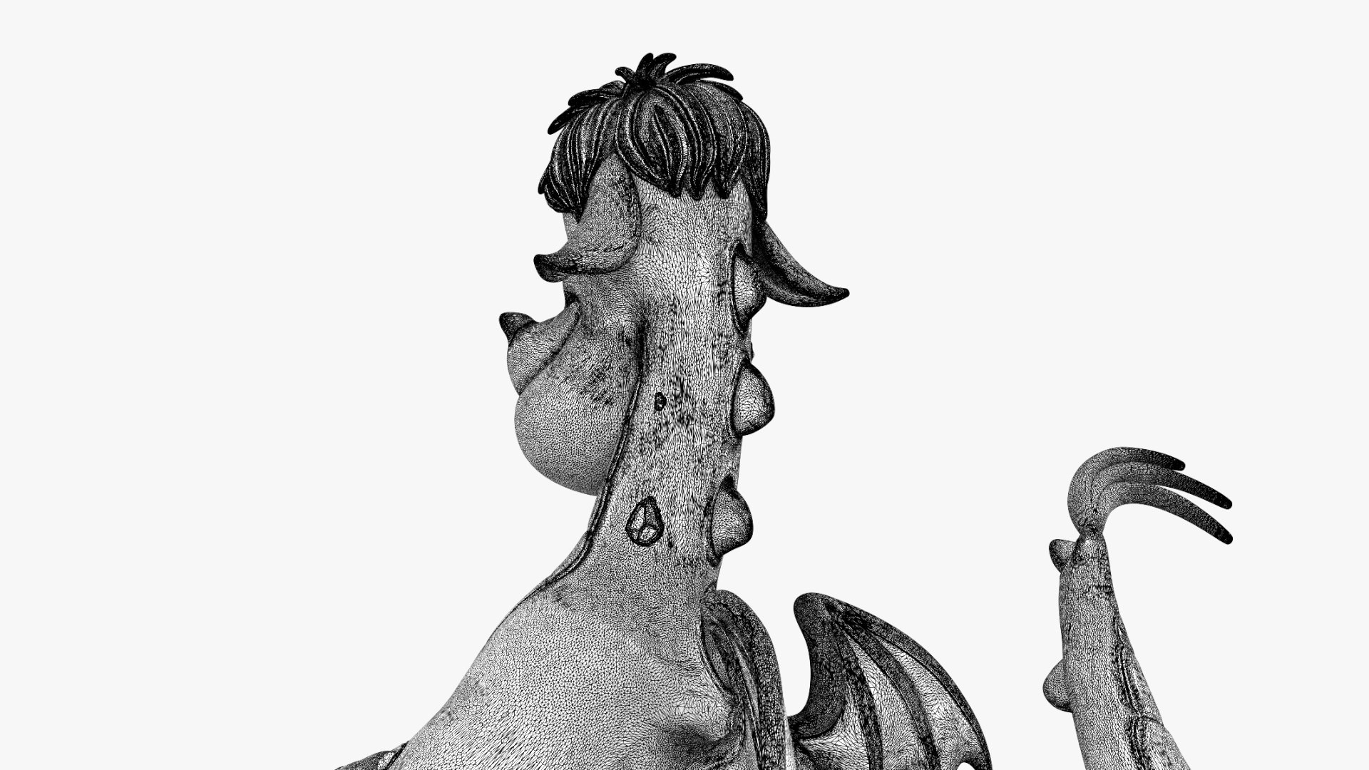 Эллиот Дракон готов к 3D-печати 🐉 для 3D принтера