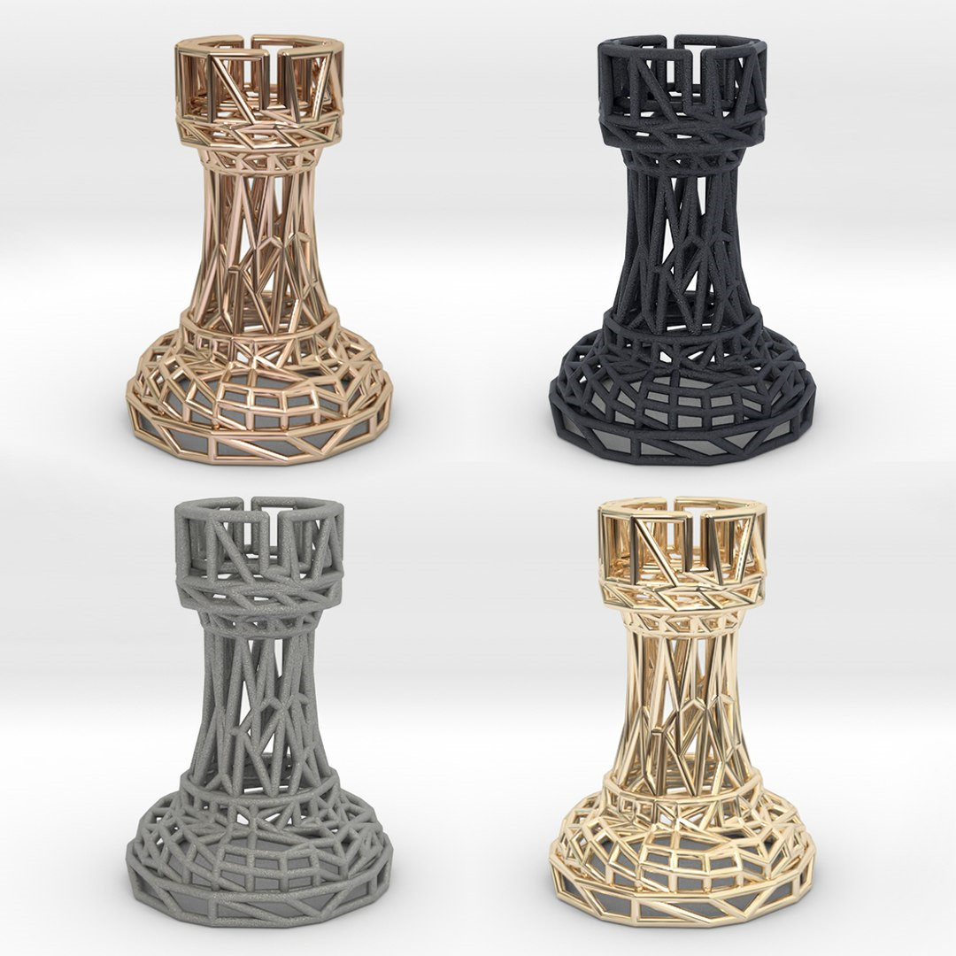 Rook Chess piece для 3D принтера