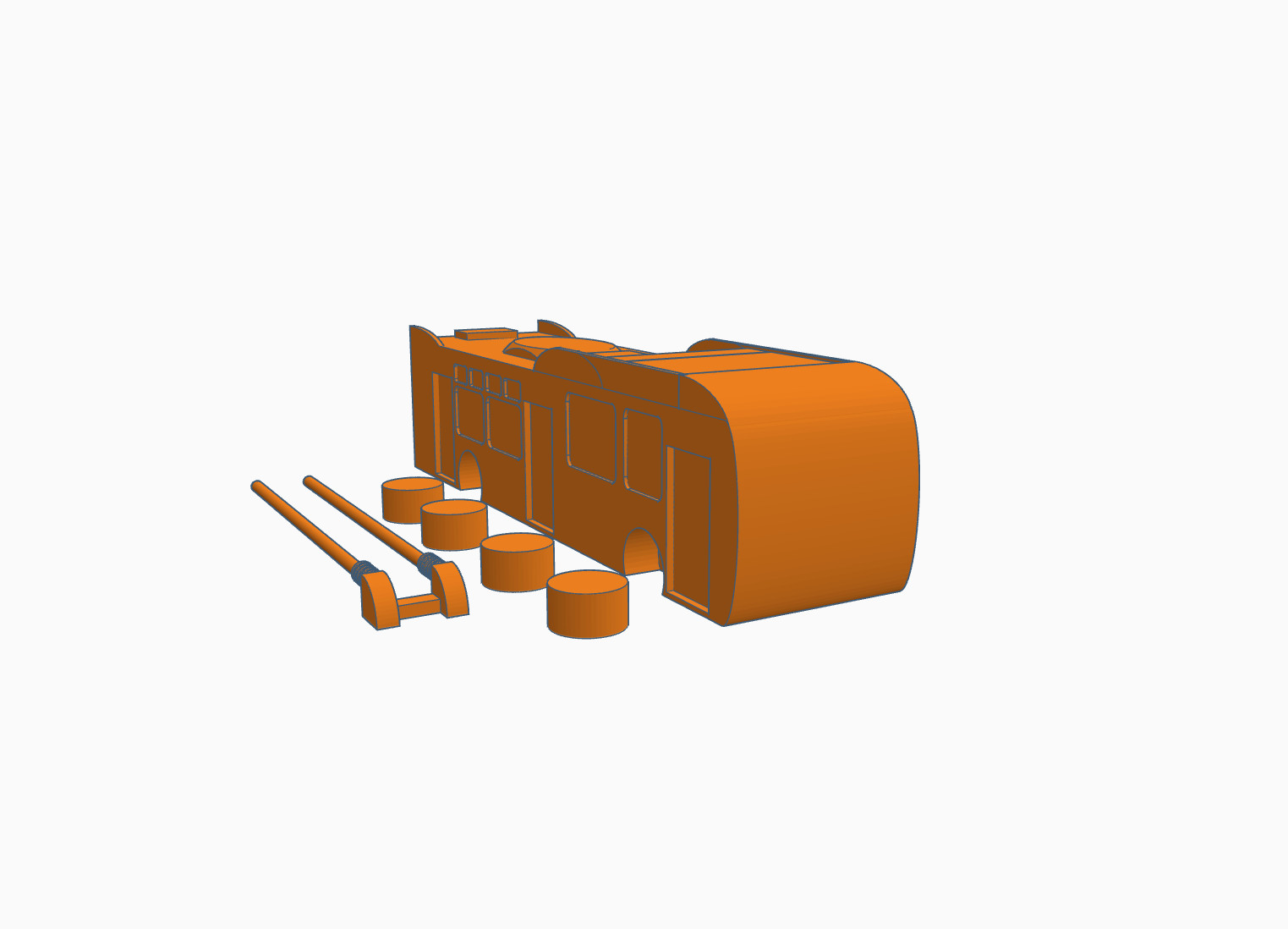 Реалистичная 3D-модель Škoda 32 Tr (2018): точность до мелочей для 3D принтера