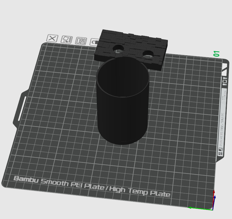Держатель стакана: Нужны винты? Скачай 3D-модель бесплатно! для 3D принтера