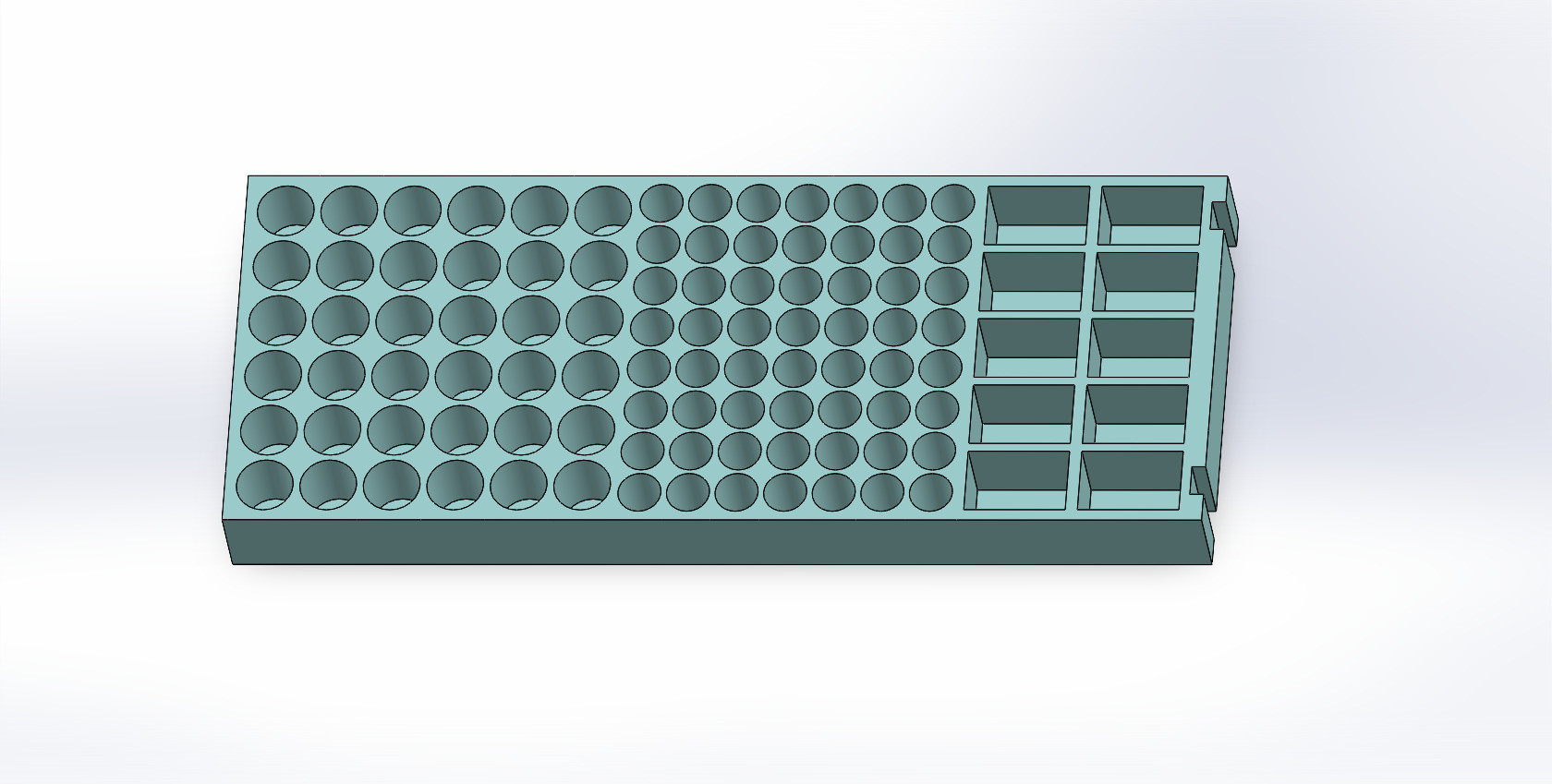 Идеальная организация пространства! 🔋 Rangement Pour Piles в 3D-модели для 3D принтера