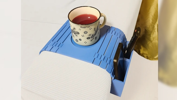 Уникальная 3D-модель многофункциональной подставки для дивана для 3D принтера