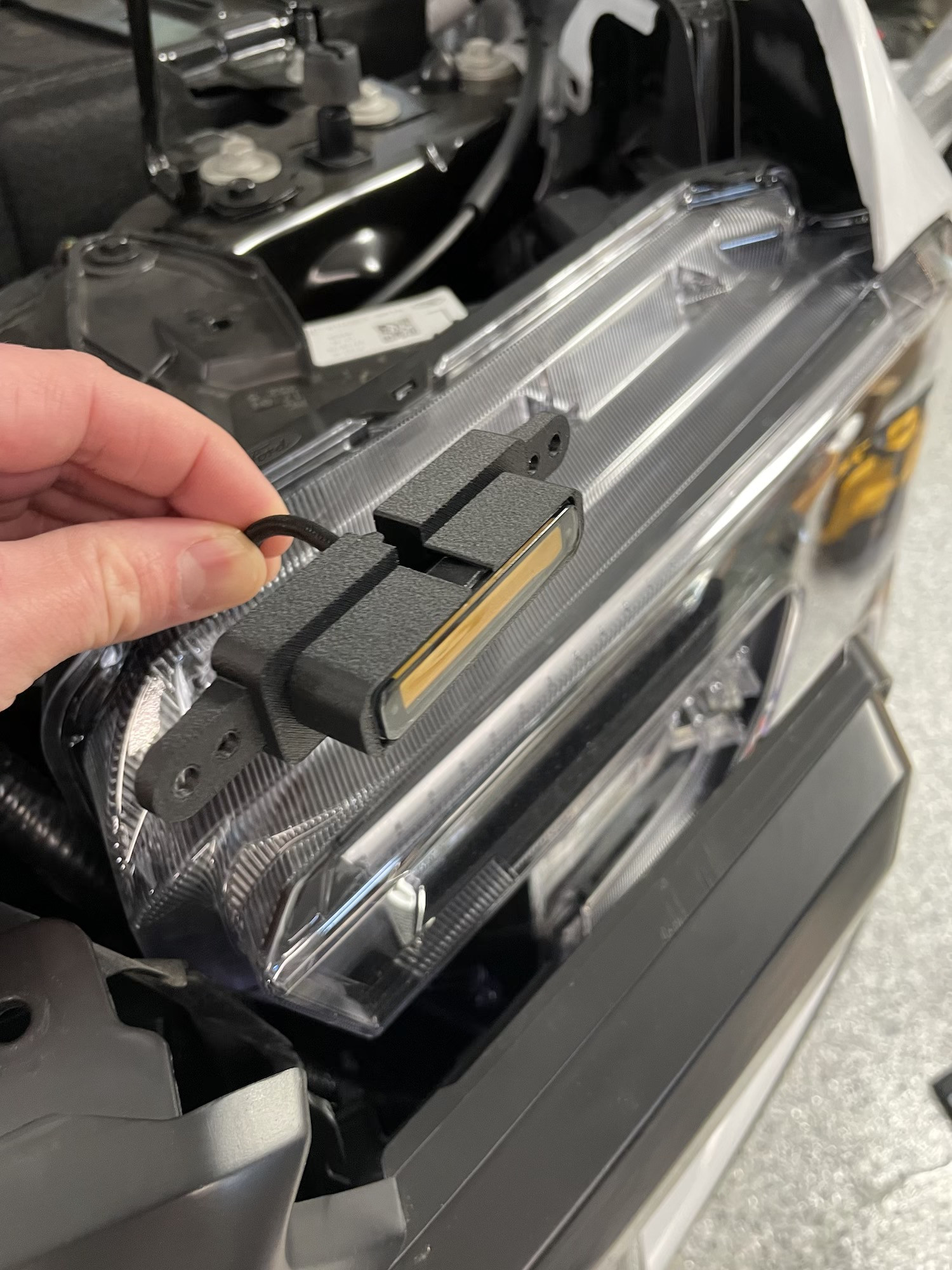 Форд Рейнджер Раптор Стиль Решётка с Амбер LED Вставкой для 3D принтера