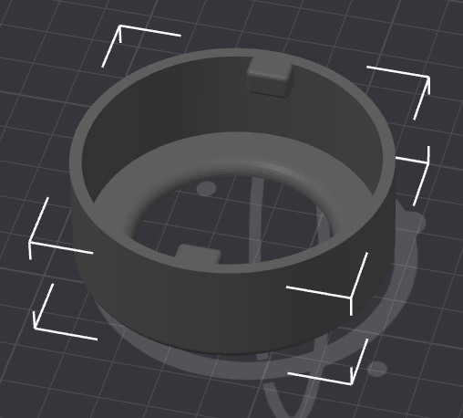 Реалистичная 3D-модель Haltering für Einspeisestecker для 3D принтера