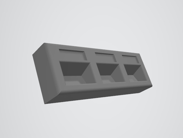 Креативный держатель для трех флешек — идеален для рабочего стола! для 3D принтера