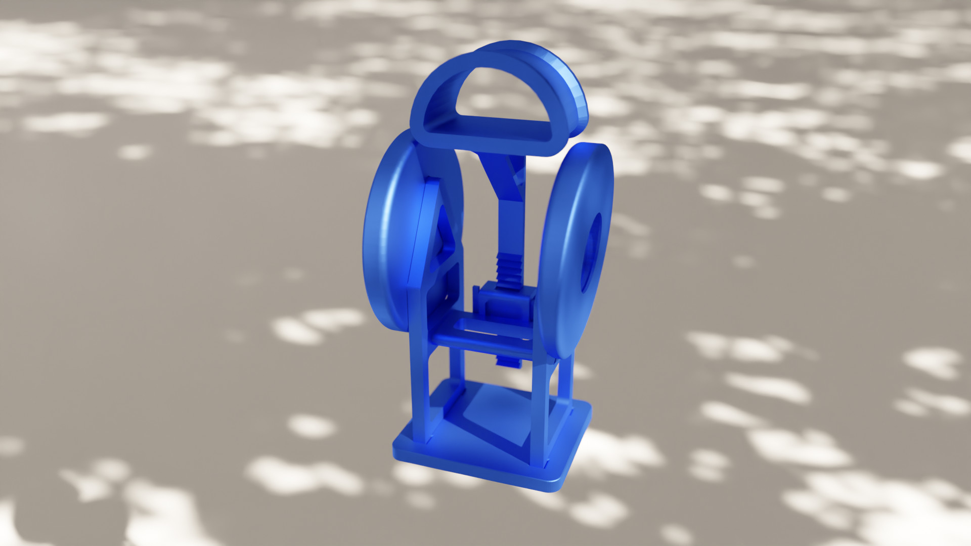 Точная 3D-модель стенда IEC 711/60318-4 для измерения наушников для 3D принтера