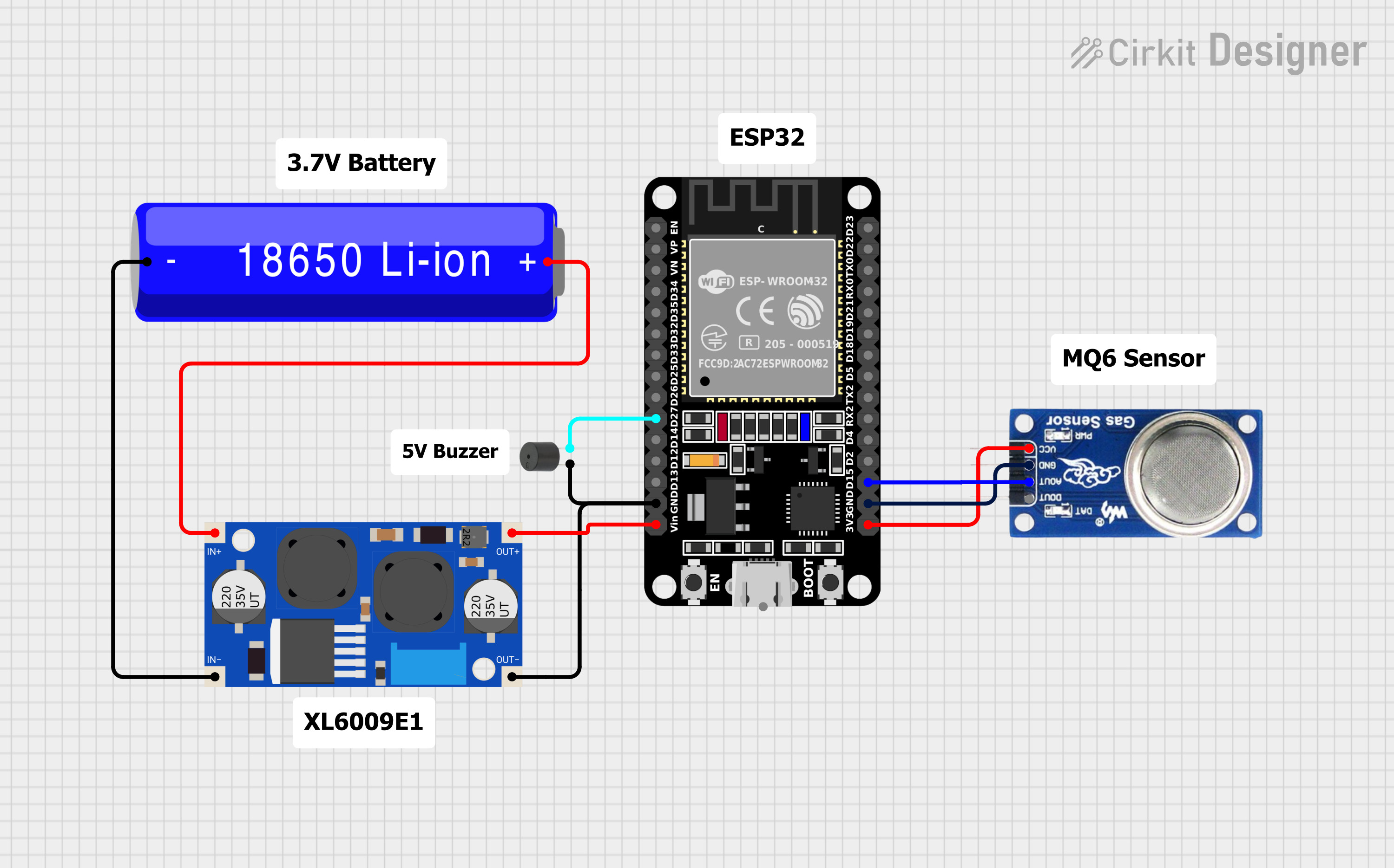 Трехмерная модель датчика газа THE QUANTITY GAS SENSOR для 3D принтера